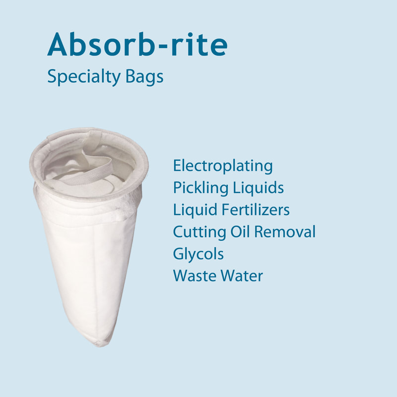 Filter, liquid filtration, cartridges, Strainrite, filter bag, absorb-rite, multi-layer bag