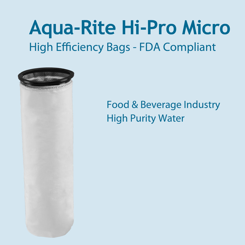 Filter, liquid filtration, cartridges, Strainrite, filter bag, hpm, hi-pro micro, high performance, aqua-rite, fda compliant