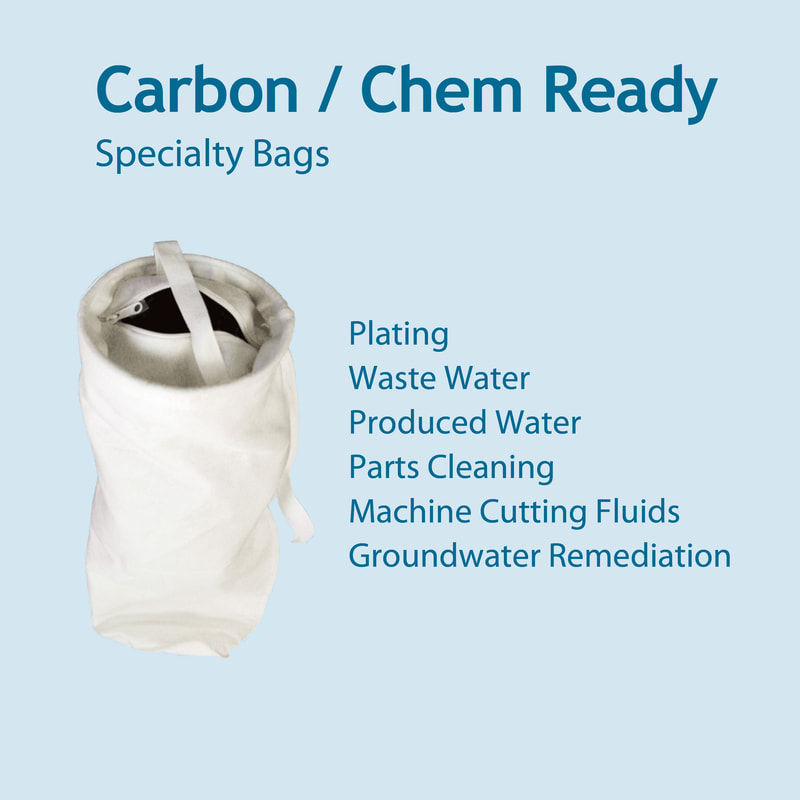 Filter, liquid filtration, cartridges, Strainrite, filter bag, carbon ready, chem ready, chemical ready
