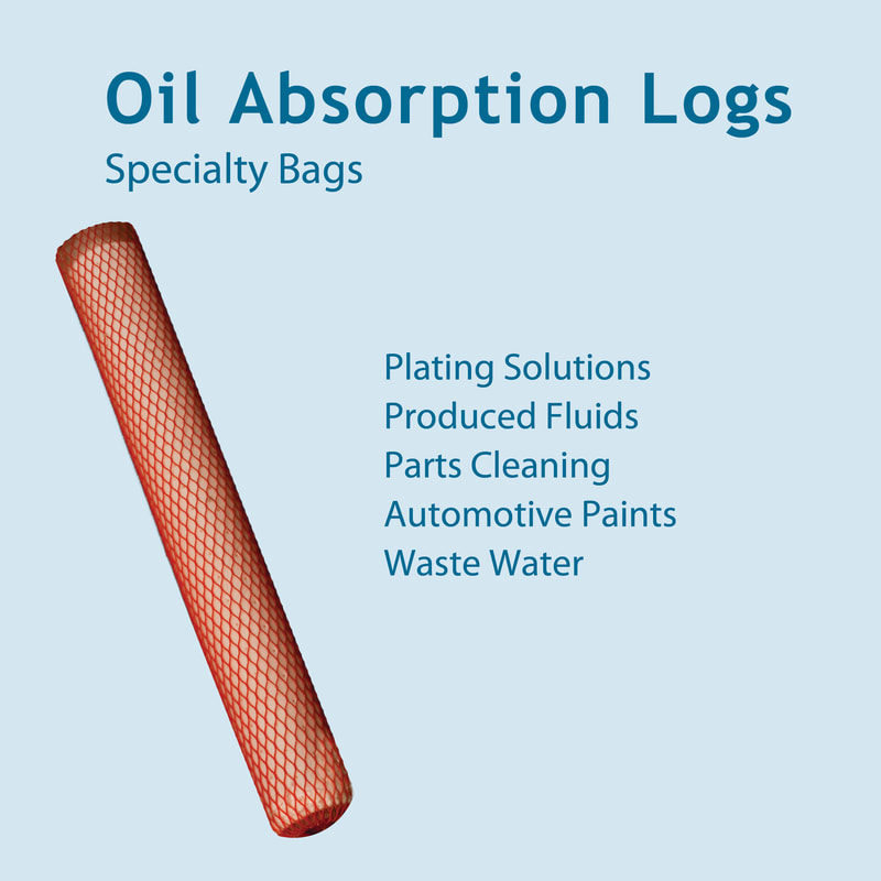 Filter, liquid filtration, cartridges, Strainrite, filter bag, oil log, oil absorption, oil bag