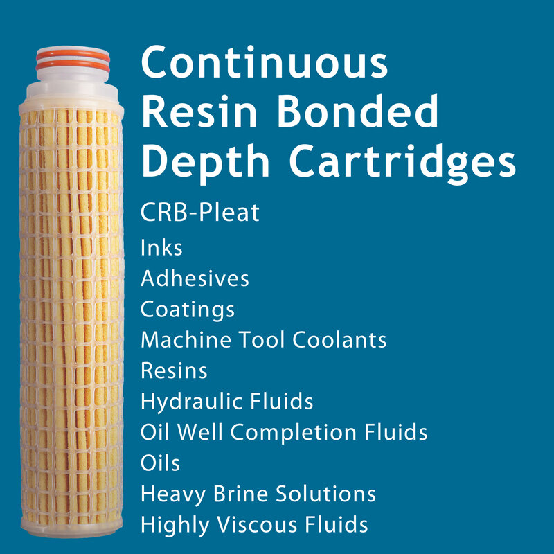 Filter, Clarity, liquid filtration, cartridges, Strainrite, pleated, depth, continuous, resin-bonded, crb