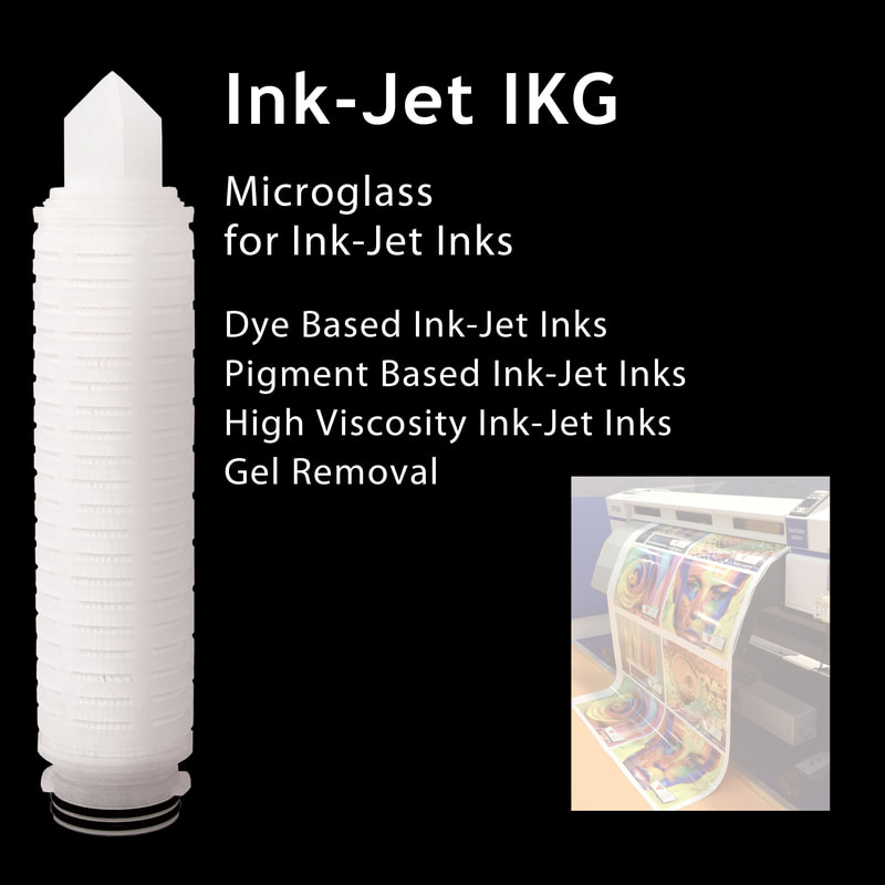 Filter, Clarity, liquid filtration, cartridges, Strainrite, pleated, specialty, microglass, ink jet, ikg