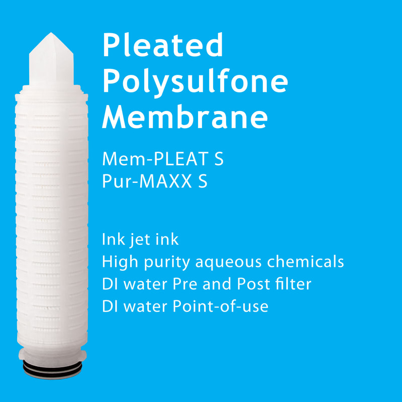Filter, Clarity, liquid filtration, cartridges, Strainrite, pleated, mem-pleat, pur-maxx, polysulfone