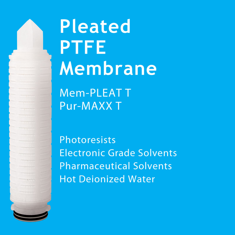 Filter, Clarity, liquid filtration, cartridges, Strainrite, pleated, mem-pleat, pur-maxx, ptfe, teflon